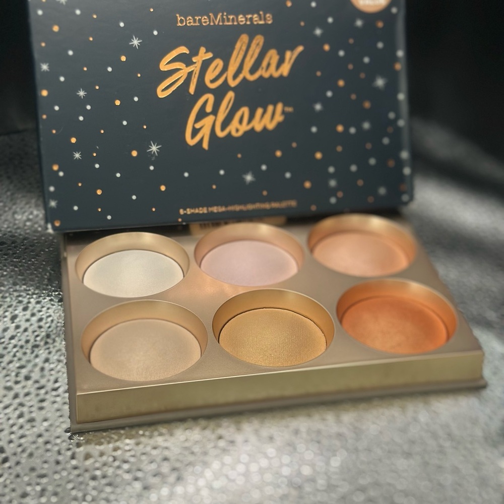 bareMinerals White and Gold Highlighter Palette